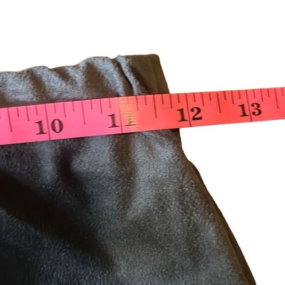 Brooklyn Karma Y2K Vintage Gray Faux Suede Stretch Mini Skirt Small Boho Fall - Picture 6 of 7